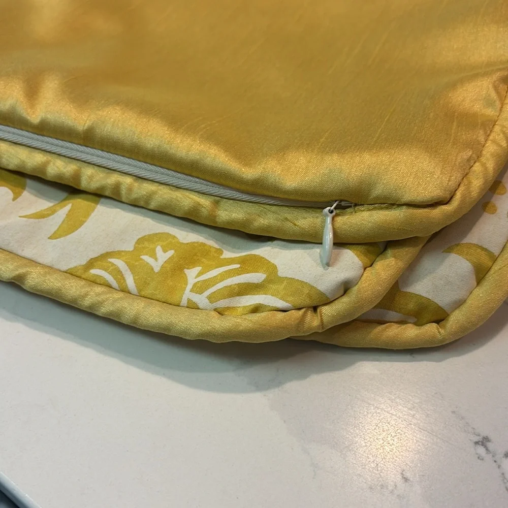 Custom-made 20 x 20 fortuny pillow cases